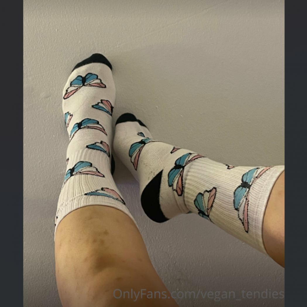 BUTTERFLY TRANS PRIDE SOCKS!!!